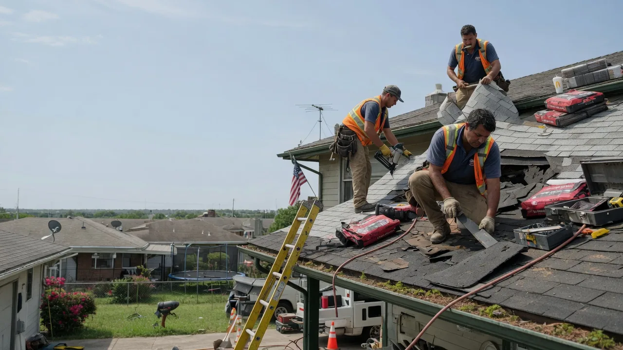 Roof Repair in Ninnekah, OK near me